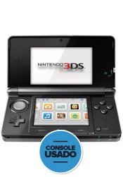 Console Nintendo 3DS - Preto (SEMI-NOVO)
